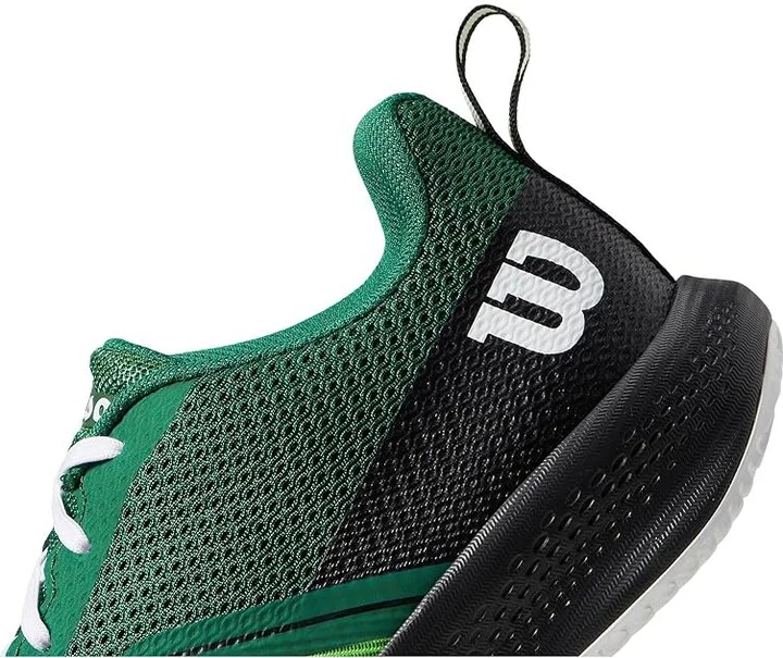 Wilson Rush Pro Lite Men's Tennis Shoes Evergreen/Black/White : 8.5 D - Medium, Synthetic - Image 4