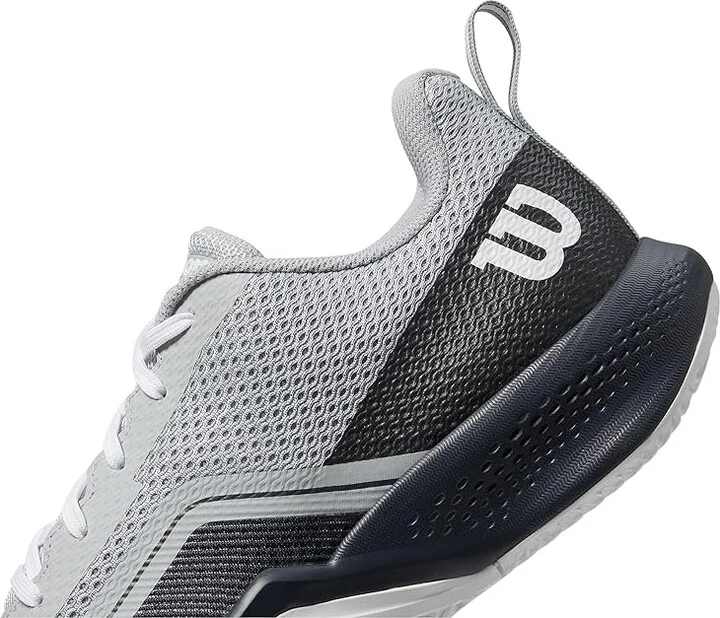 Wilson Rush Pro Lite Men's Tennis Shoes Pearl Blue/Ebony/White : 14 D - Medium, Synthetic - Image 4