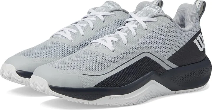 Wilson Rush Pro Lite Men's Tennis Shoes Pearl Blue/Ebony/White : 14 D - Medium, Synthetic