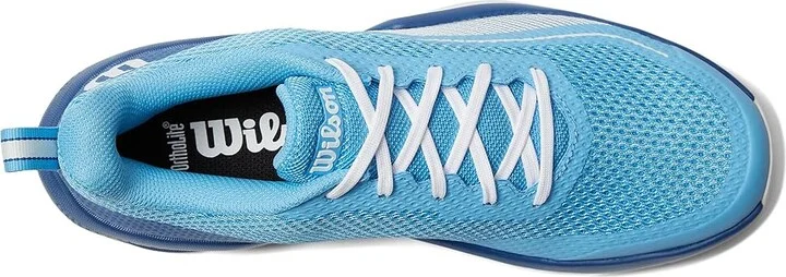Wilson Rush Pro Lite Women's Tennis Shoes Bonnie Blue/Dej Vue Blue/White : 5.5 B - Medium, Synthetic - Image 2