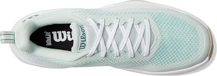 Wilson Rush Pro Lite Women's Tennis Shoes Opal Blue/White/Safari : 8.5 B - Medium, Synthetic - Image 2
