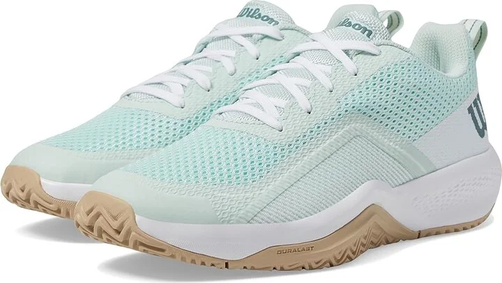 Wilson Rush Pro Lite Women's Tennis Shoes Opal Blue/White/Safari : 8.5 B - Medium, Synthetic