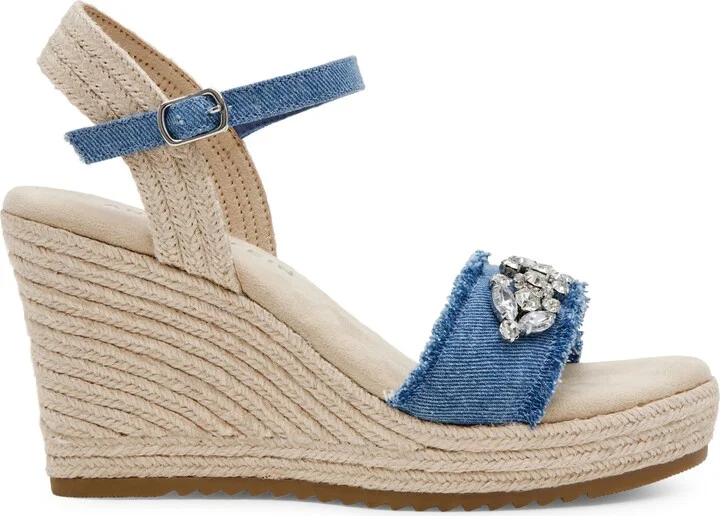 Wilton Ankle Strap Platform Wedge Sandal - Image 9
