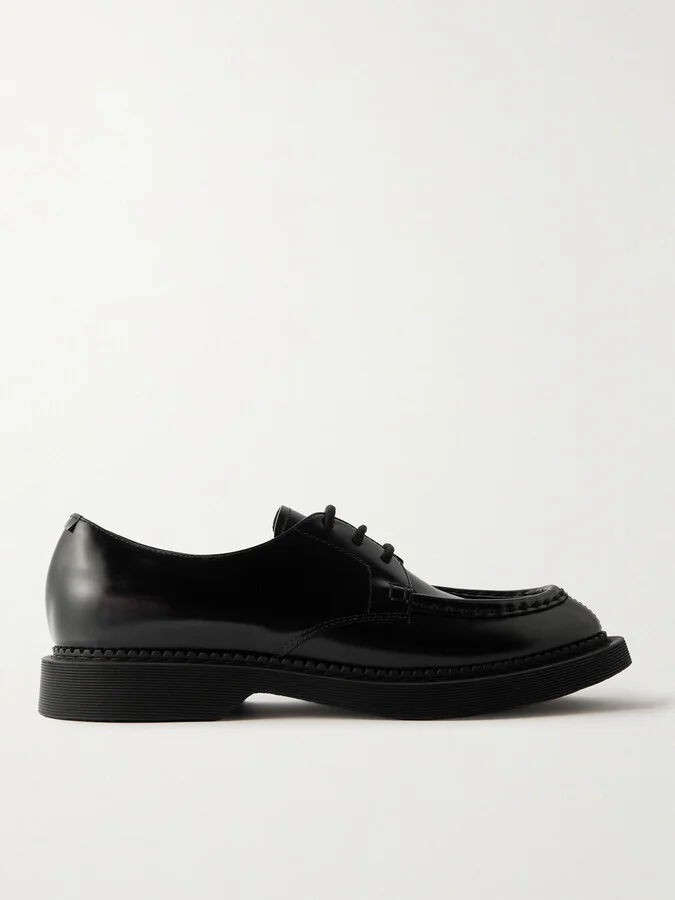 Wim Polished-Leather Derby Shoes