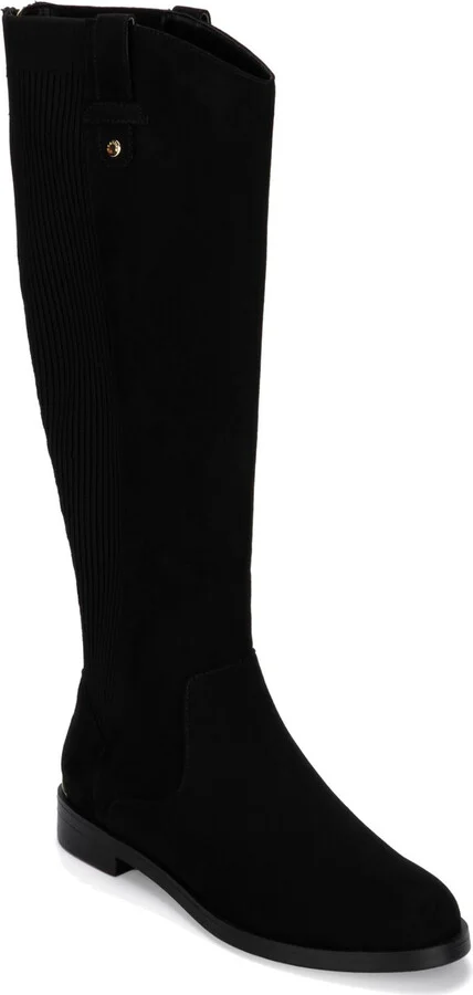 Wind Womens Tall Block Heel Knee-High Boots