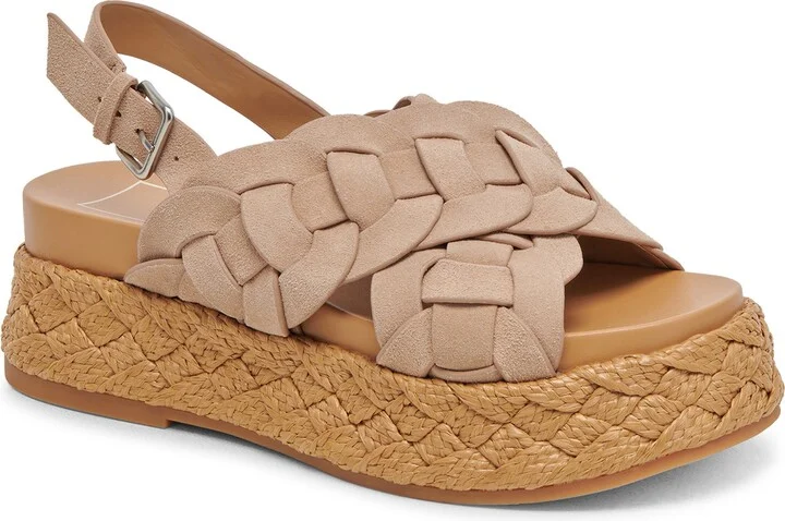 Winder Basketweave Slingback Platform Sandal