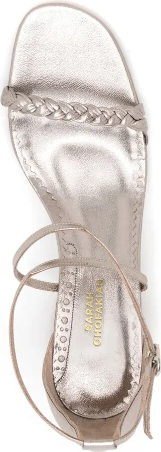 Windsor 40mm metallic-effect sandals - Image 4