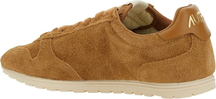 'windspin Low' Brown Sneaker With Logo On The Side And On The Heel In Suede Woman - Image 3