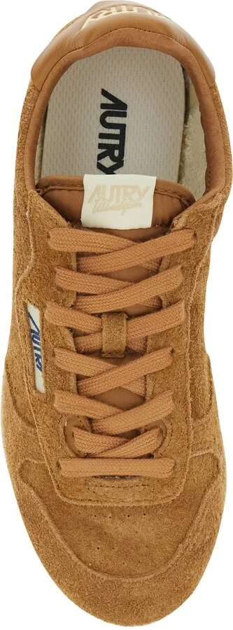 'windspin Low' Brown Sneaker With Logo On The Side And On The Heel In Suede Woman - Image 4