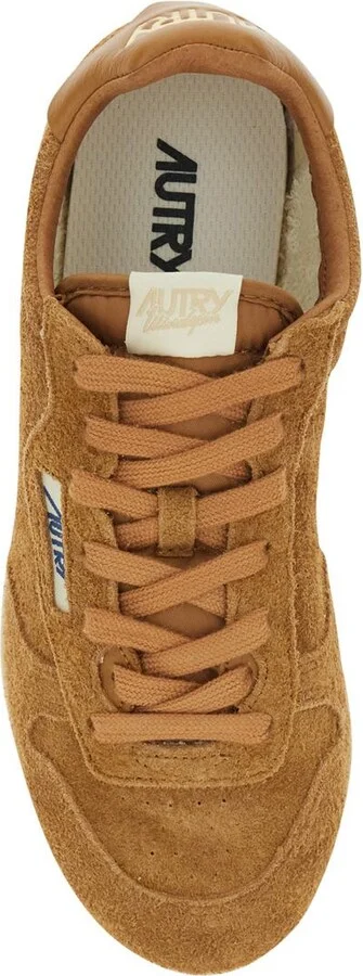 'Windspin Low' Brown Sneaker With Logo On The Side And On The Heel In Suede Woman - Image 4