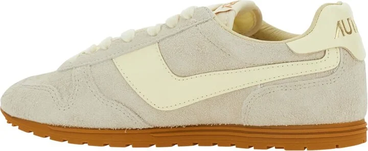 'windspin Low' Grey Sneaker With Logo On The Side And On The Heel In Suede Woman - Image 3