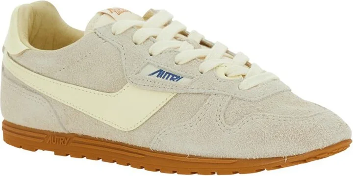 'Windspin Low' Grey Sneaker With Logo On The Side And On The Heel In Suede Woman - Image 2