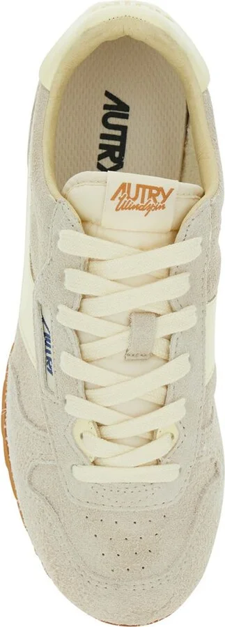 'Windspin Low' Grey Sneaker With Logo On The Side And On The Heel In Suede Woman - Image 4