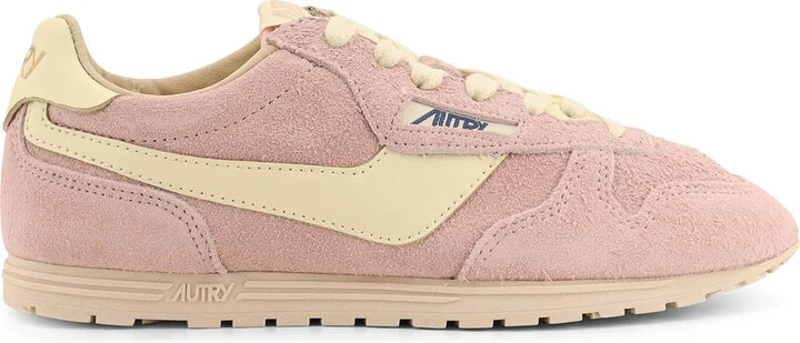 Windspin Low-top Suede And Leather Sneakers