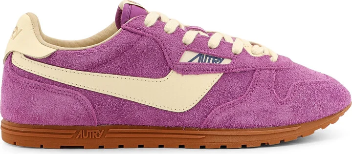 Windspin Low-top Suede And Leather Sneakers