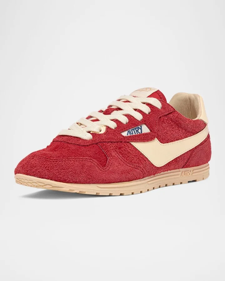 Windspin Retro Suede Low-Top Sneakers - Image 2