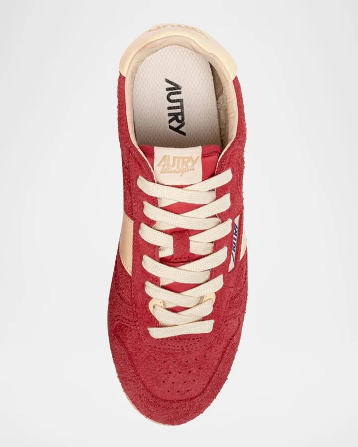 Windspin Retro Suede Low-Top Sneakers - Image 5