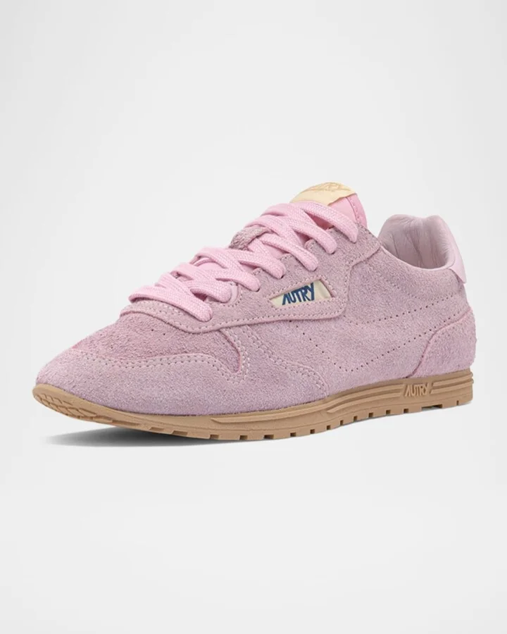 Windspin Retro Suede Low-Top Sneakers - Image 2
