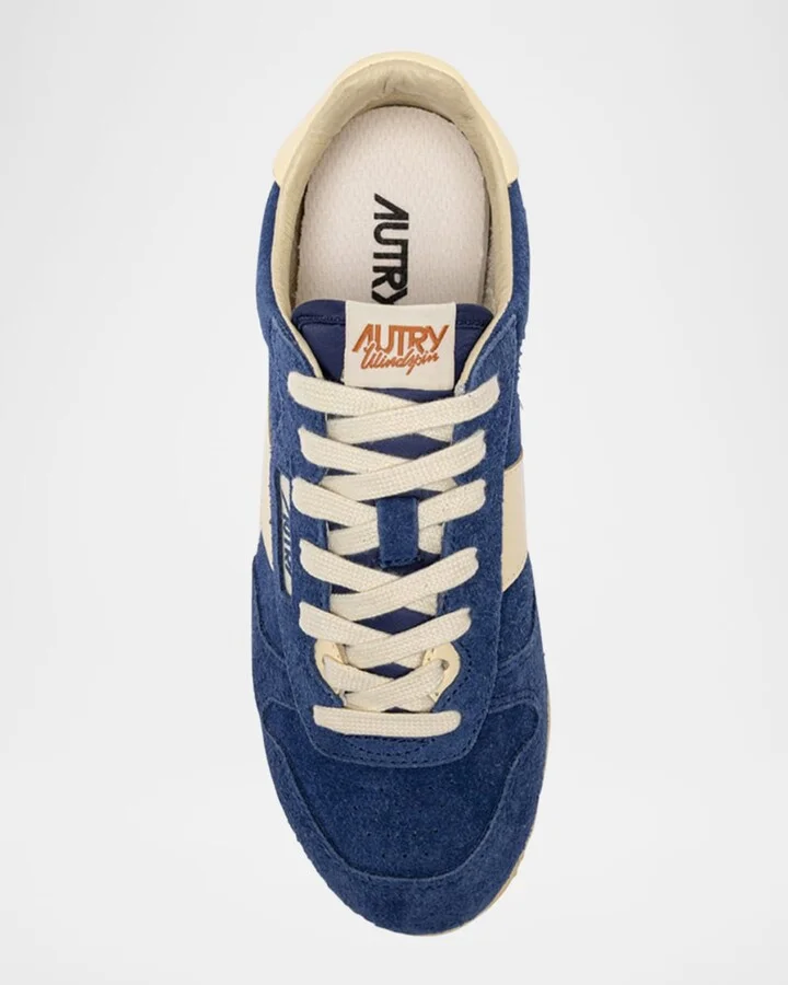 Windspin Retro Suede Low-Top Sneakers - Image 4