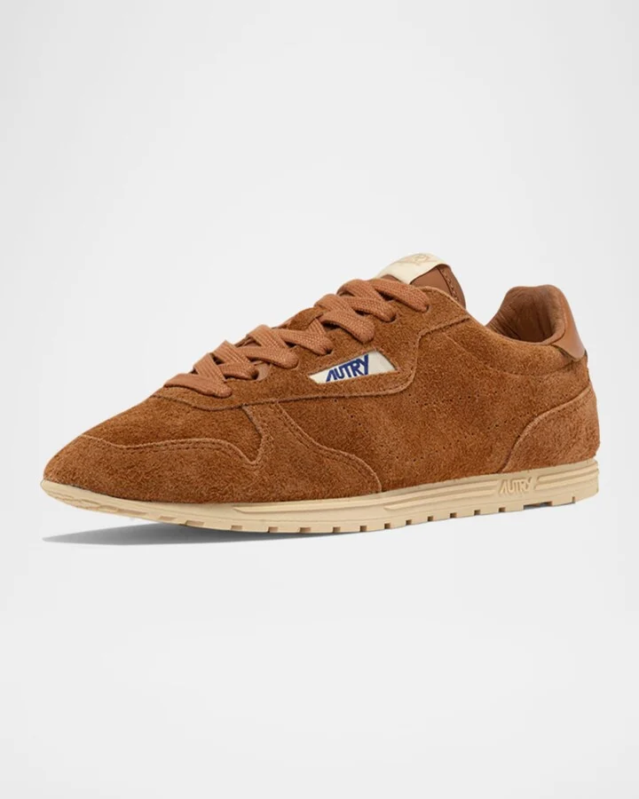Windspin Retro Suede Low-Top Sneakers - Image 7