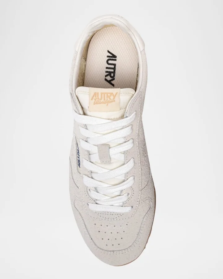 Windspin Retro Suede Low-Top Sneakers - Image 3
