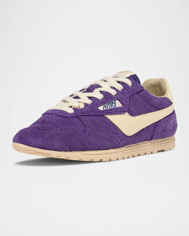Windspin Retro Suede Low-Top Sneakers - Image 10