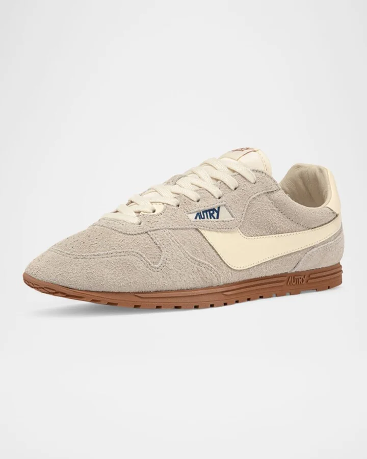 Windspin Retro Suede Low-Top Sneakers - Image 2