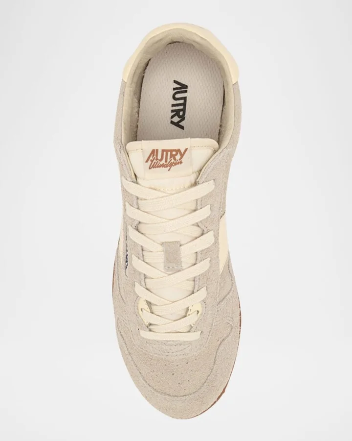 Windspin Retro Suede Low-Top Sneakers - Image 4