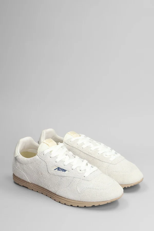 Windspin Sneakers In Beige Suede - Image 2