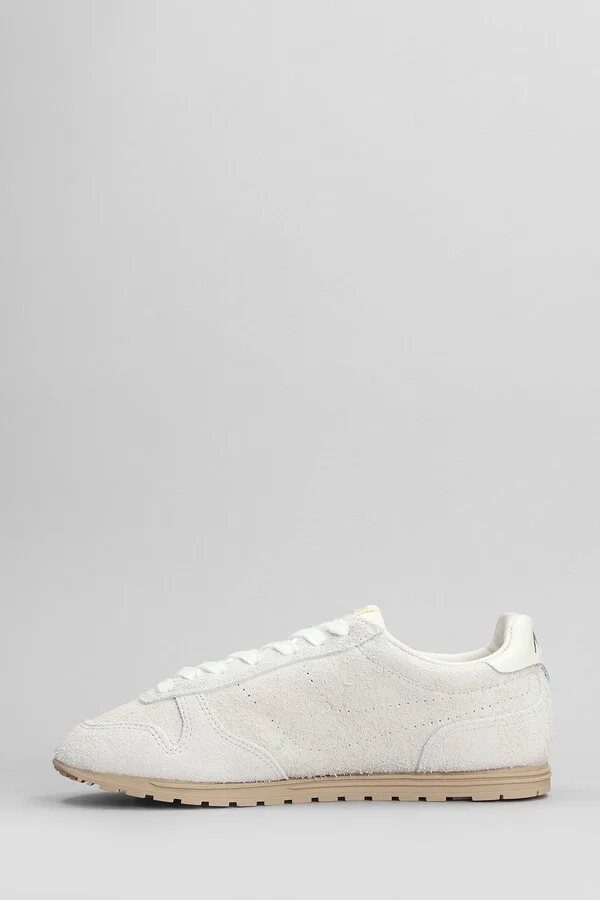 Windspin Sneakers In Beige Suede - Image 3