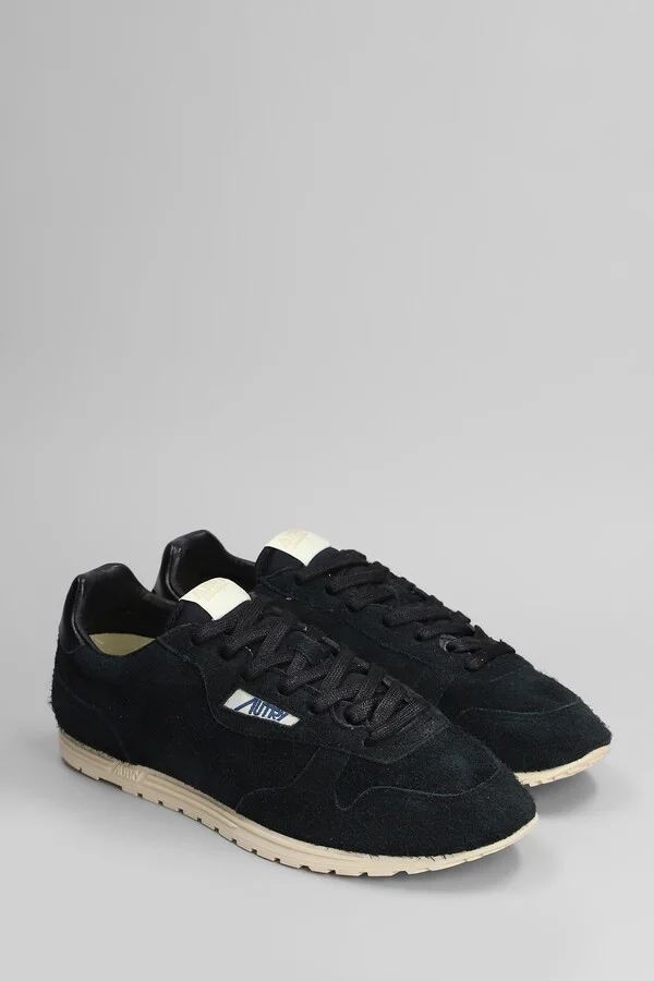 Windspin Sneakers In Black Suede - Image 2