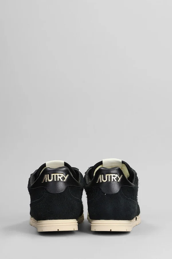 Windspin Sneakers In Black Suede - Image 4