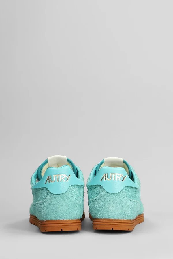 Windspin Sneakers In Green Suede - Image 4