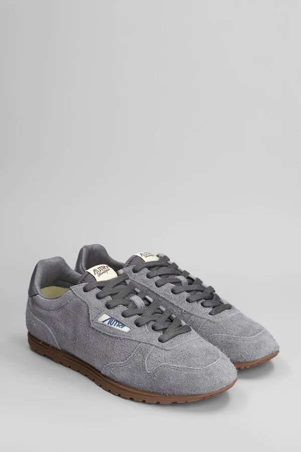 Windspin Sneakers In Grey Suede - Image 2