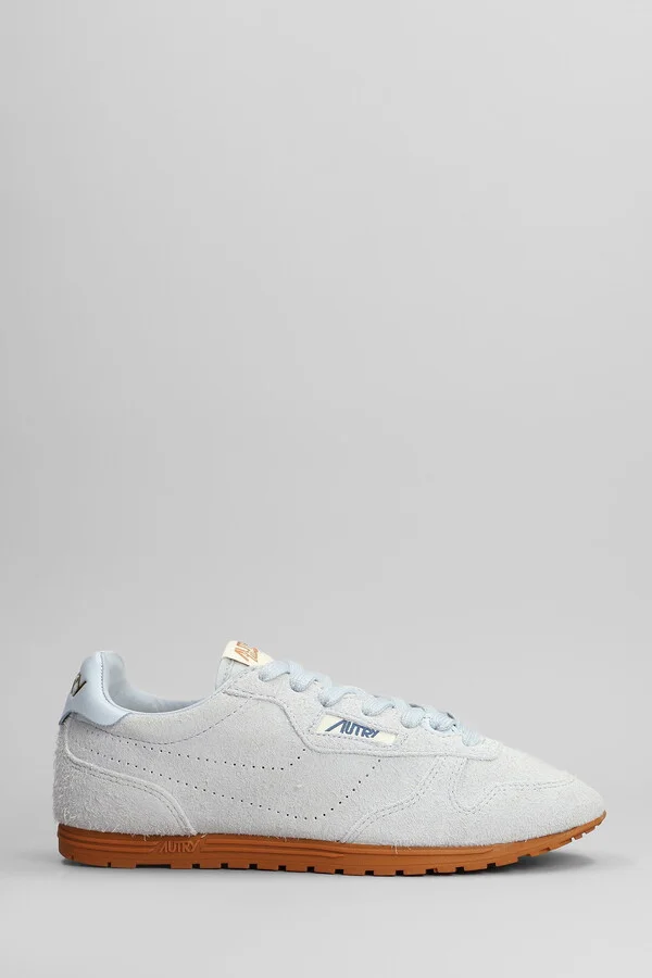 Windspin Sneakers In Grey Suede