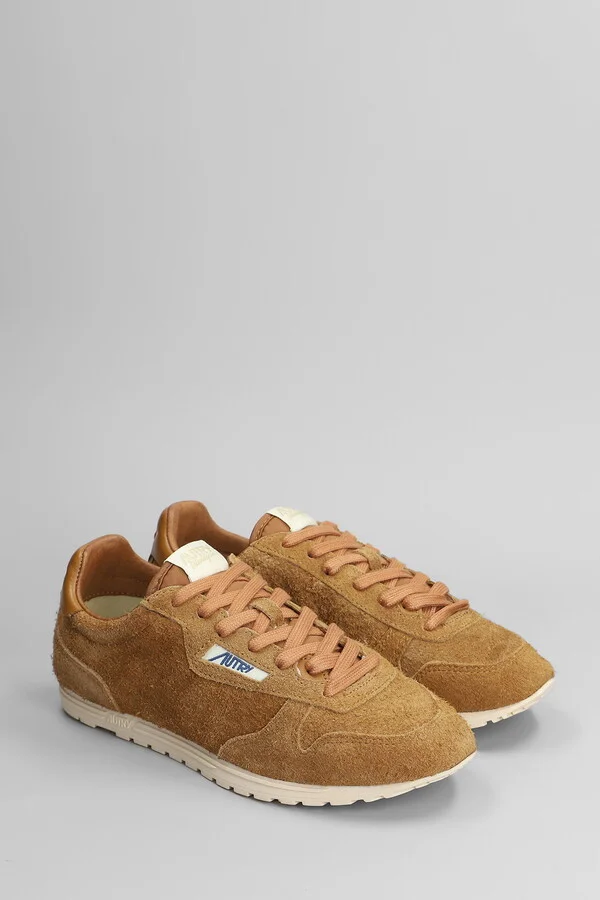 Windspin Sneakers In Leather Color Suede - Image 2