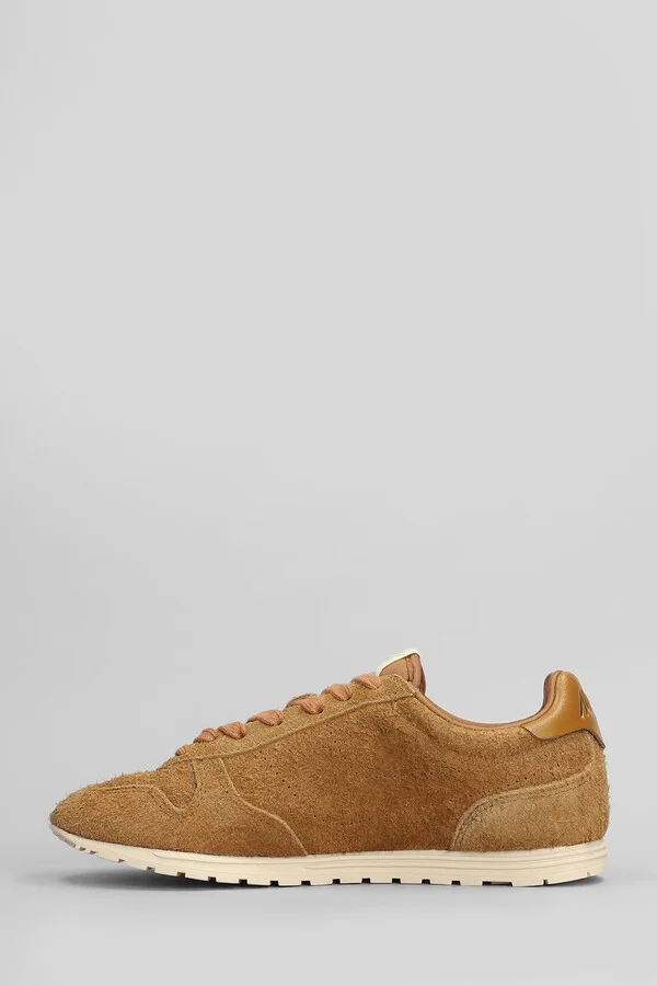 Windspin Sneakers In Leather Color Suede - Image 3