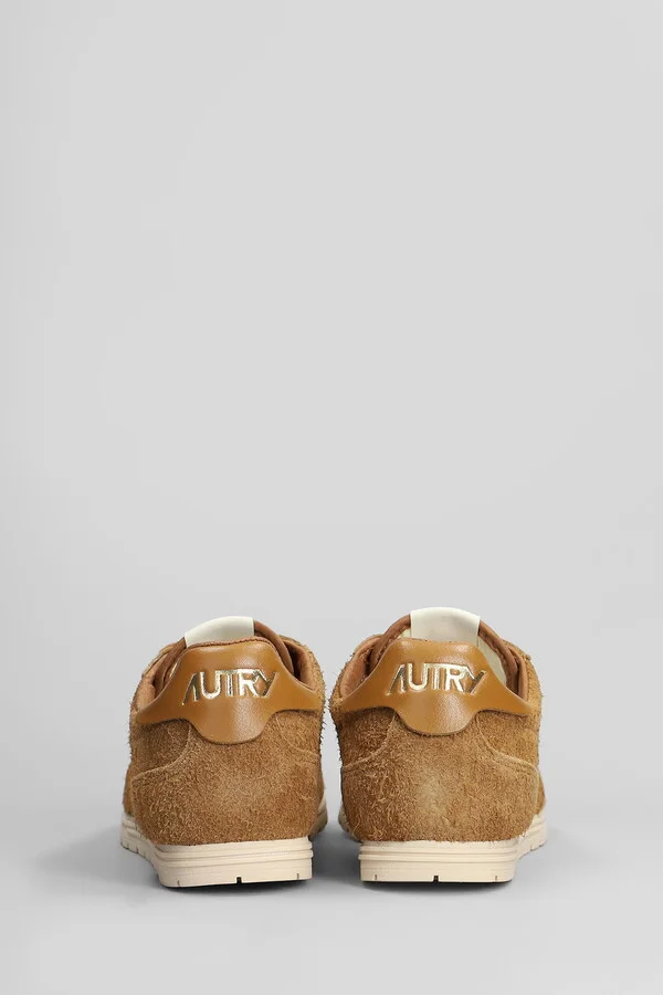 Windspin Sneakers In Leather Color Suede - Image 4