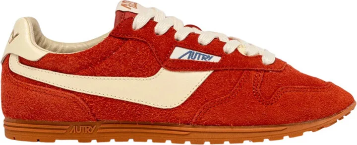 Windspin Sneakers In Suede And Parrot And Rutabaga Leather
