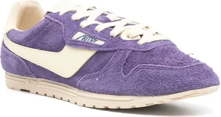 Windspin Sneakers In Suede And Violet Leather And Rutabaga - Image 2
