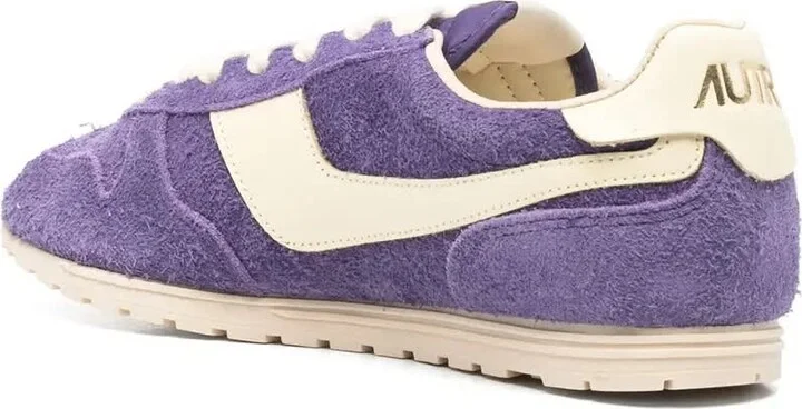 Windspin Sneakers In Suede And Violet Leather And Rutabaga - Image 3