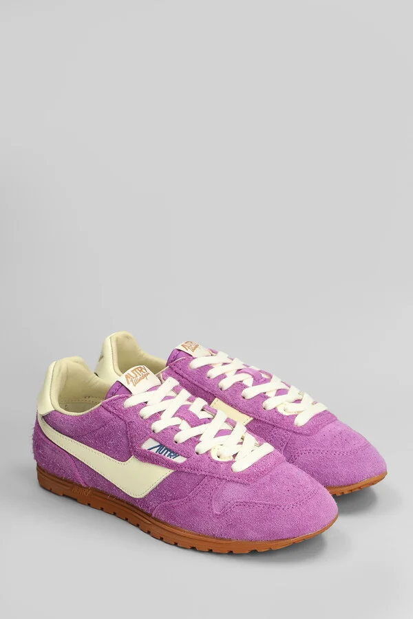 Windspin Sneakers In Viola Suede - Image 2
