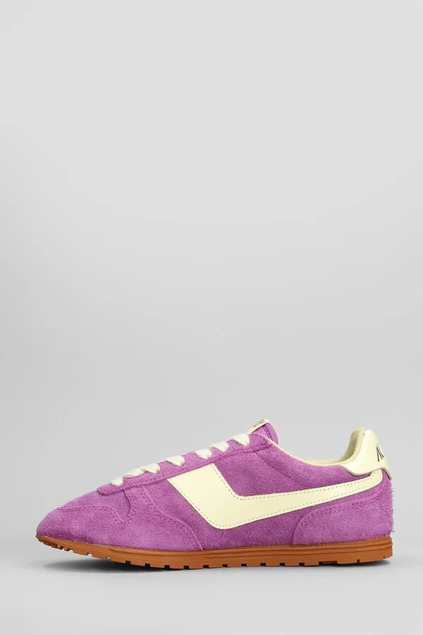 Windspin Sneakers In Viola Suede - Image 3