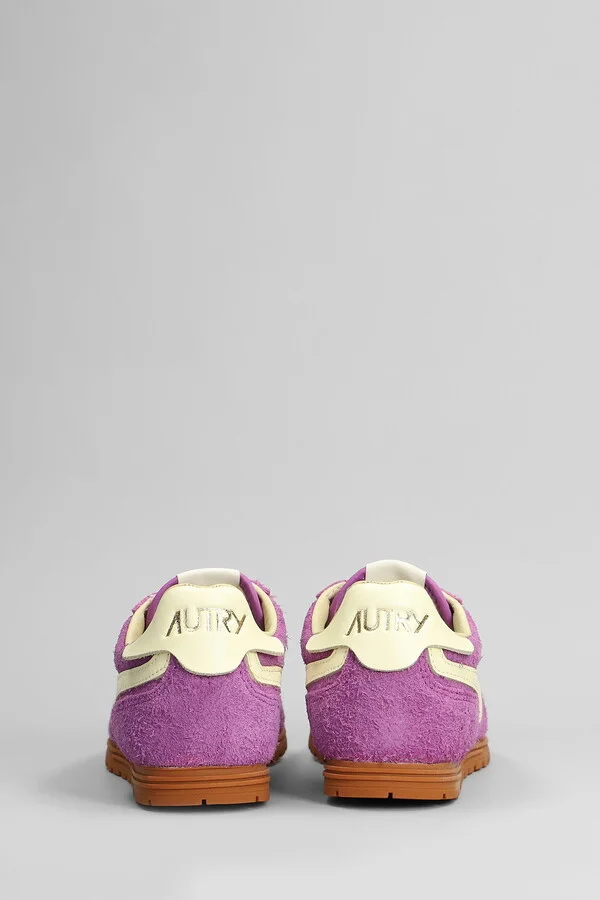 Windspin Sneakers In Viola Suede - Image 4