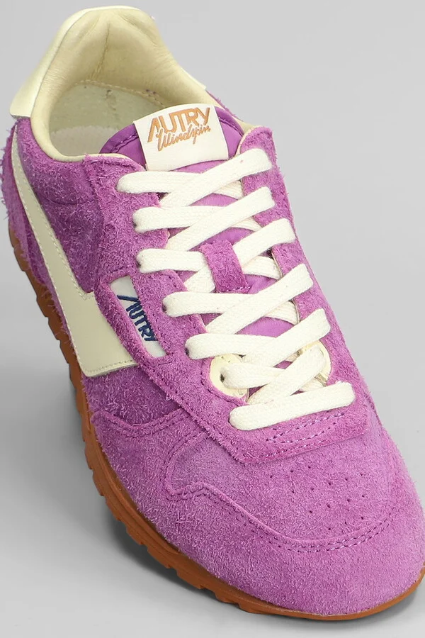 Windspin Sneakers In Viola Suede - Image 5