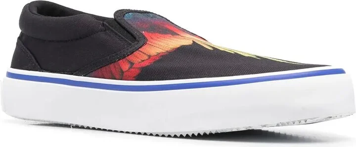 Wings-print slip-on sneakers - Image 2