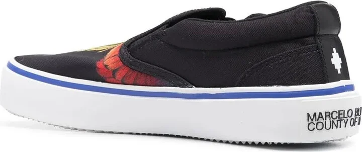 Wings-print slip-on sneakers - Image 3