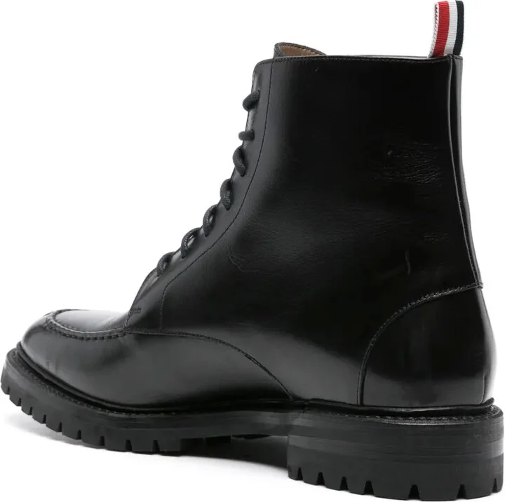 Wingtip leather boots - Image 3