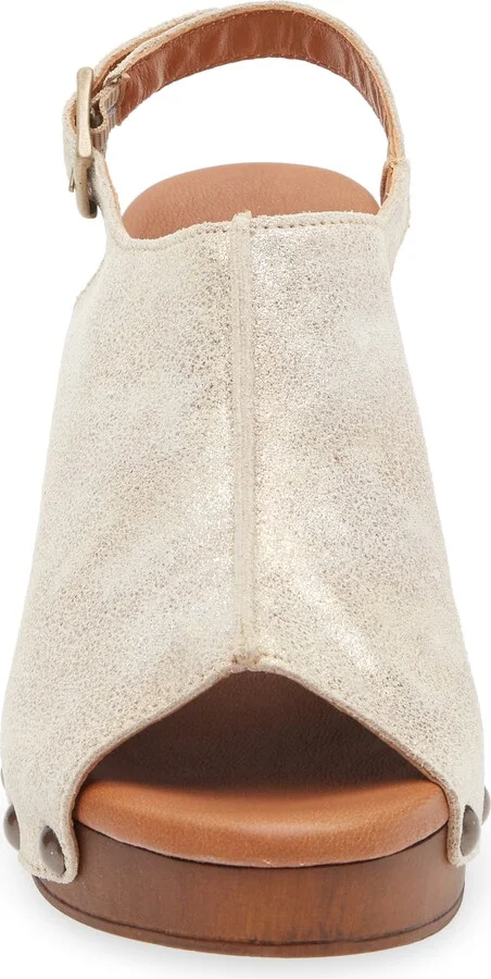 Winnie Shimmer Slingback Platform Sandal - Image 4