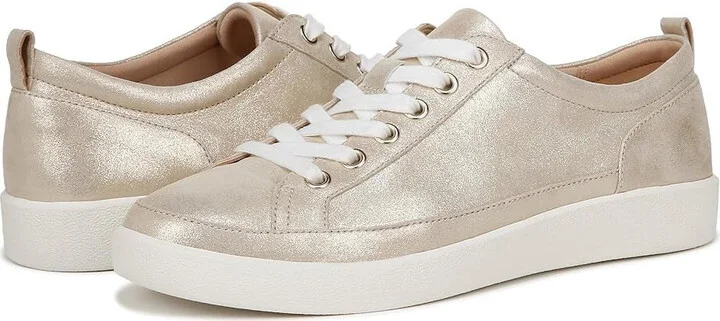 Winny H7773L5-700 Sneakers Women's US 6 Gold Metal Leather Shoes ZPO3250